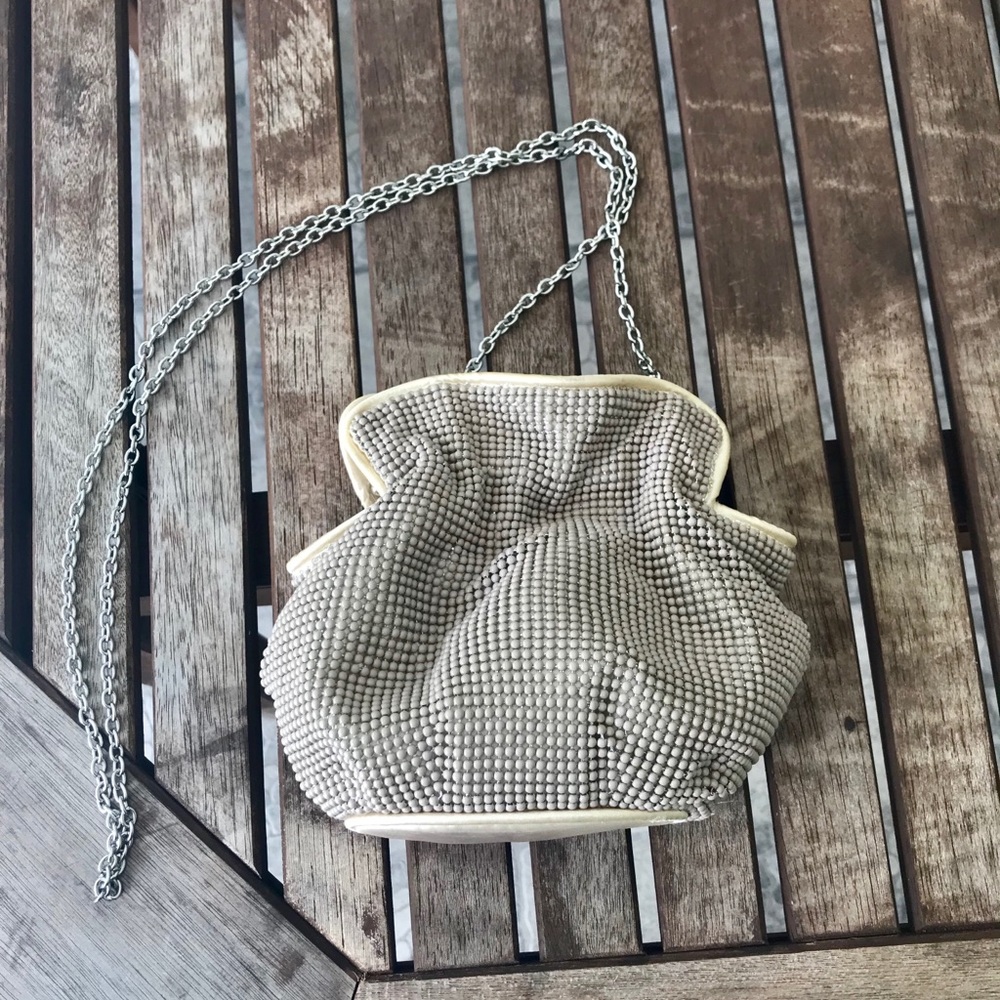 Small silver clutch